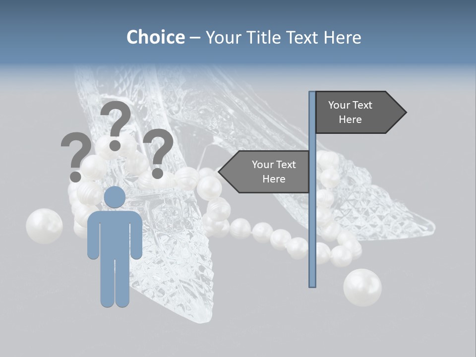 Accessories Slipper Objects PowerPoint Template