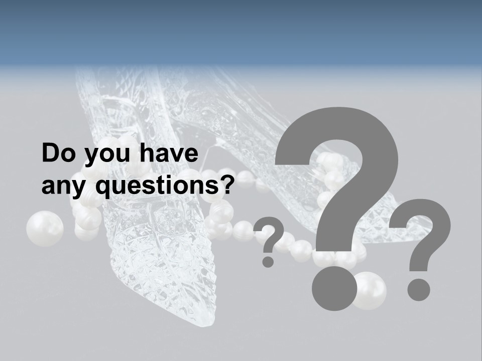 Accessories Slipper Objects PowerPoint Template