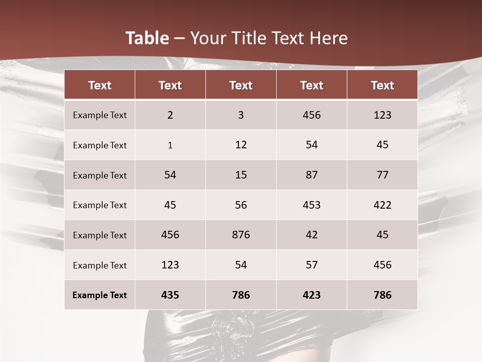 Desire Fashionable Healthy PowerPoint Template