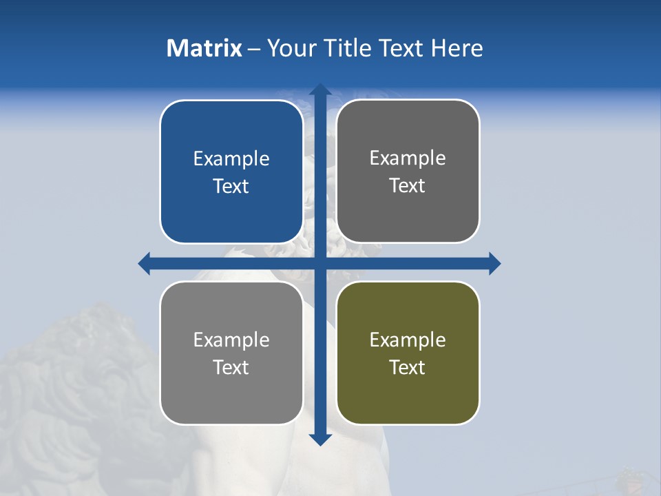 Renaissance Florence Statue PowerPoint Template