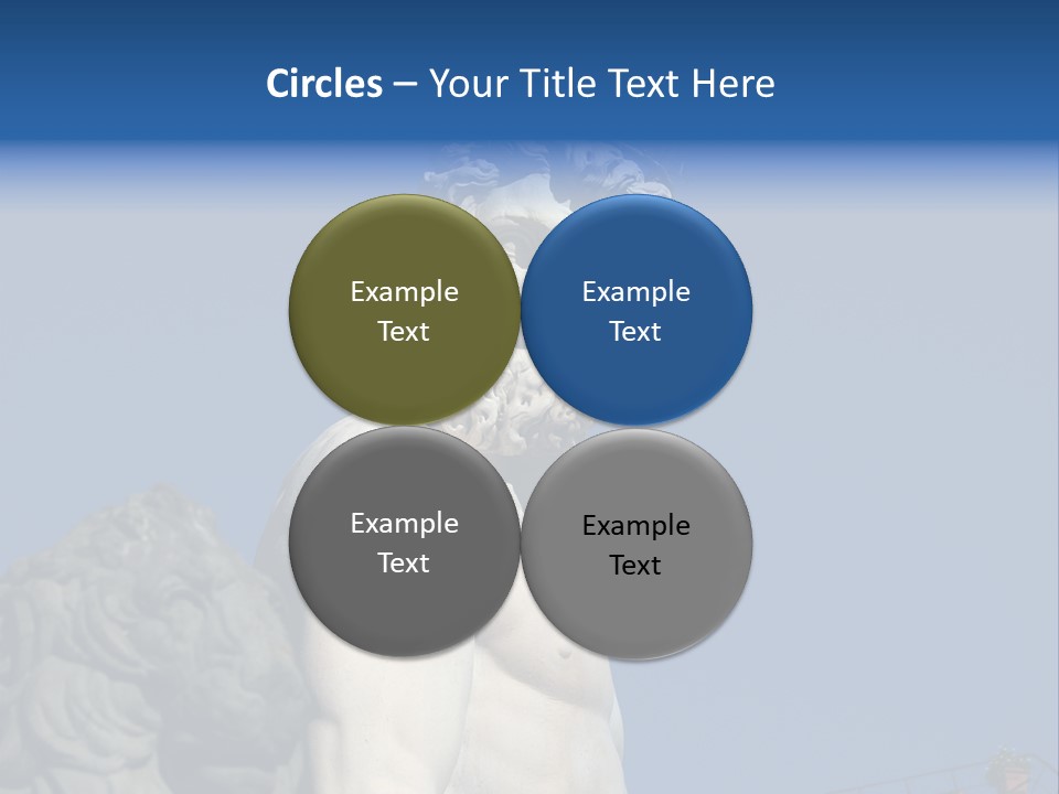 Renaissance Florence Statue PowerPoint Template