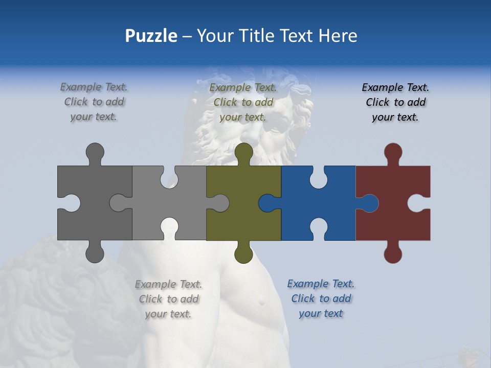 Renaissance Florence Statue PowerPoint Template