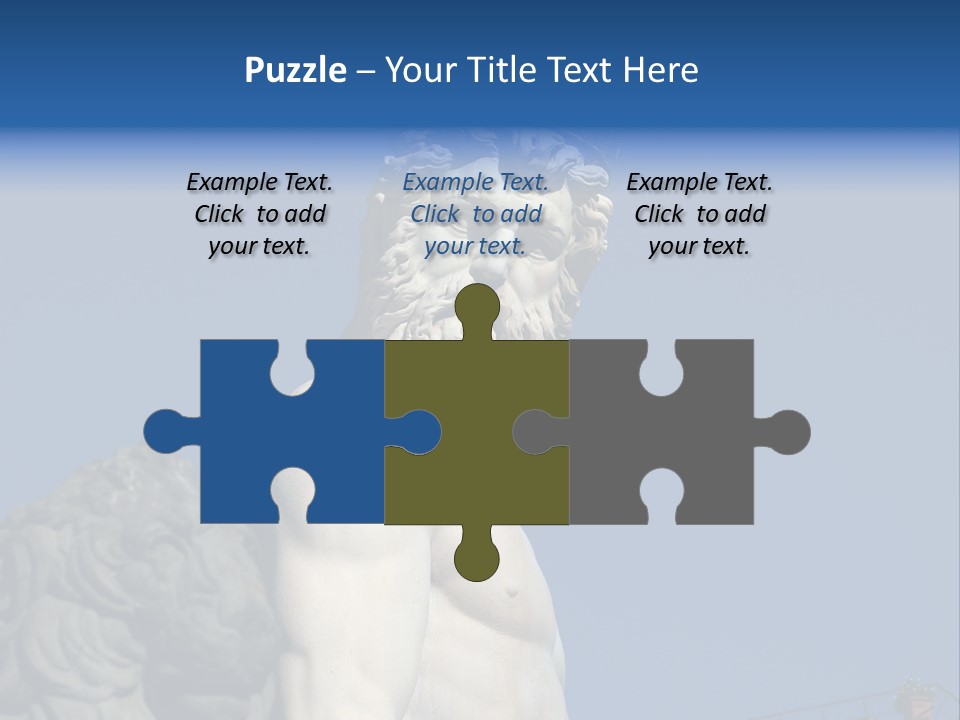 Renaissance Florence Statue PowerPoint Template