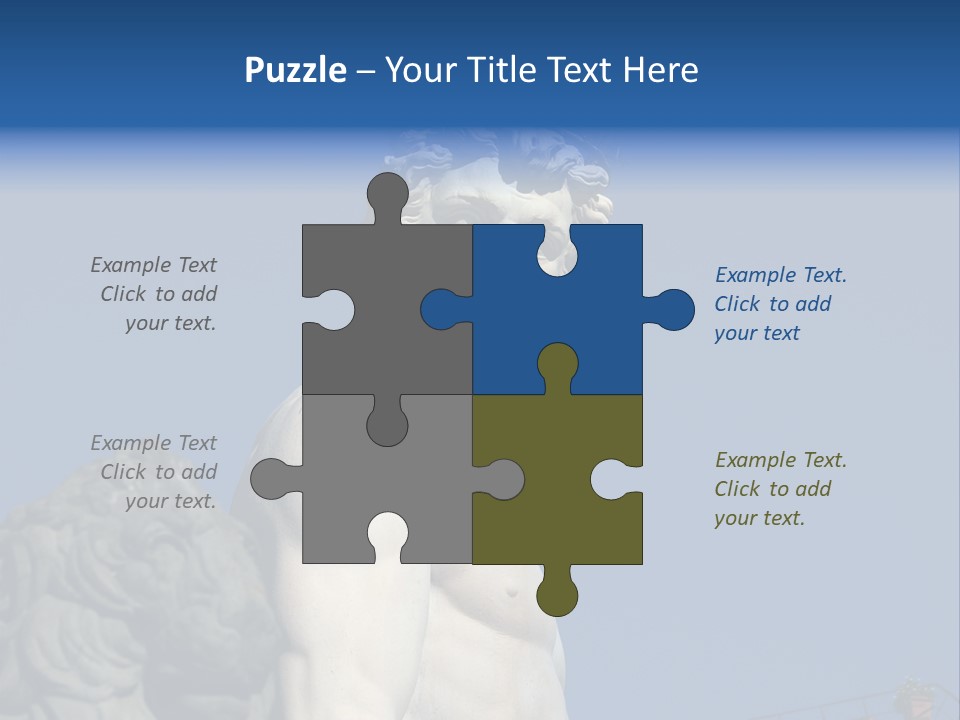 Renaissance Florence Statue PowerPoint Template