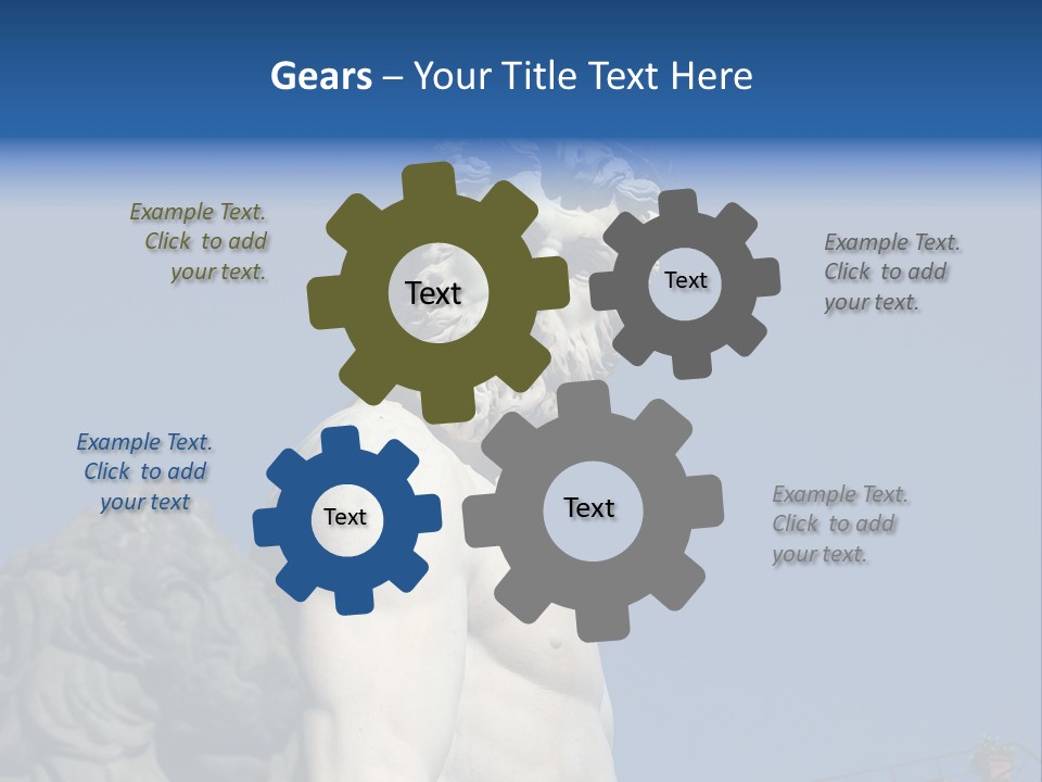 Renaissance Florence Statue PowerPoint Template