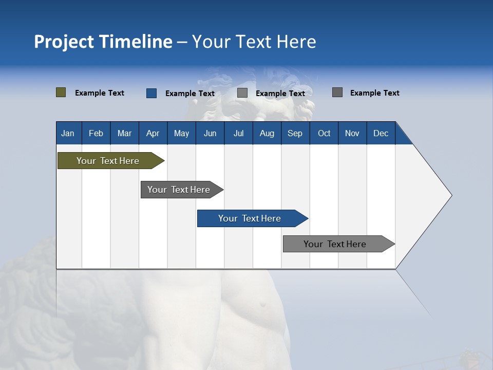 Renaissance Florence Statue PowerPoint Template