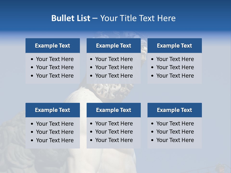 Renaissance Florence Statue PowerPoint Template