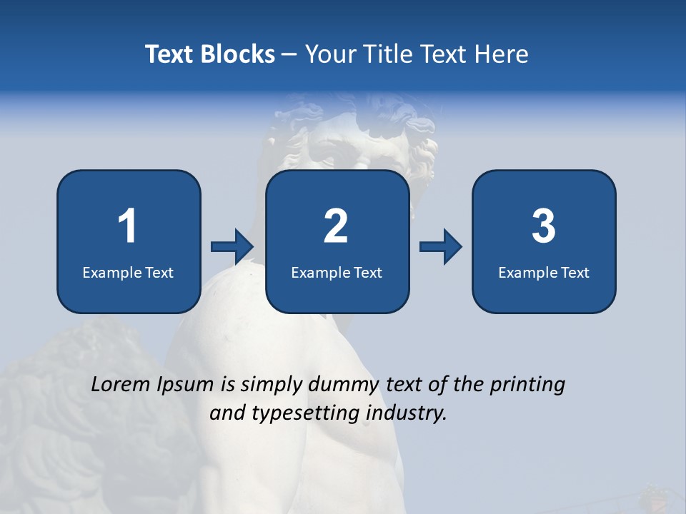 Renaissance Florence Statue PowerPoint Template