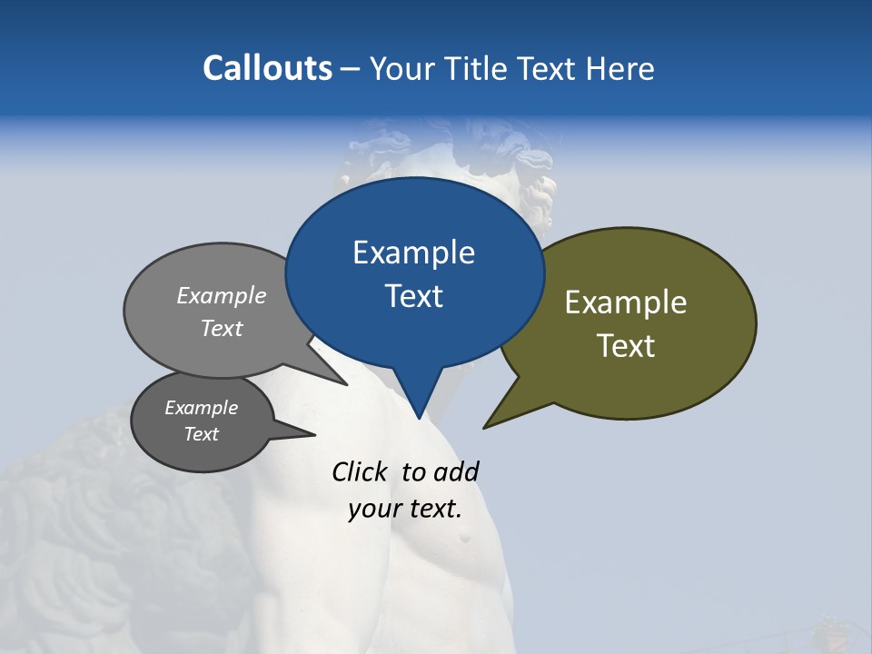 Renaissance Florence Statue PowerPoint Template