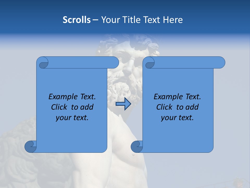 Renaissance Florence Statue PowerPoint Template