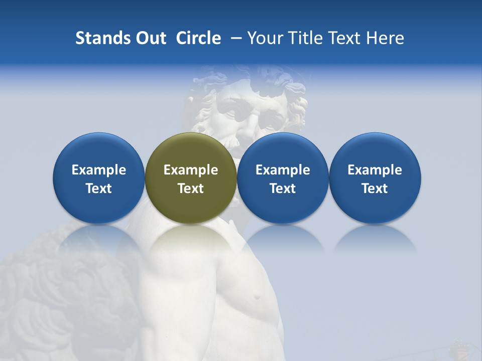 Renaissance Florence Statue PowerPoint Template