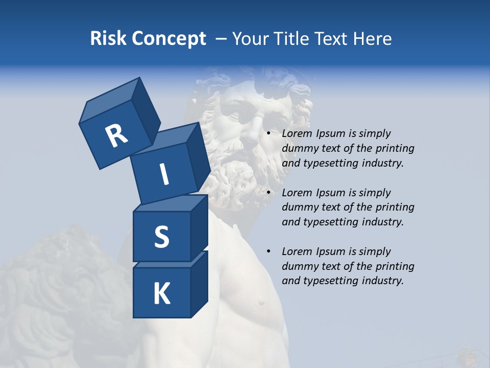 Renaissance Florence Statue PowerPoint Template