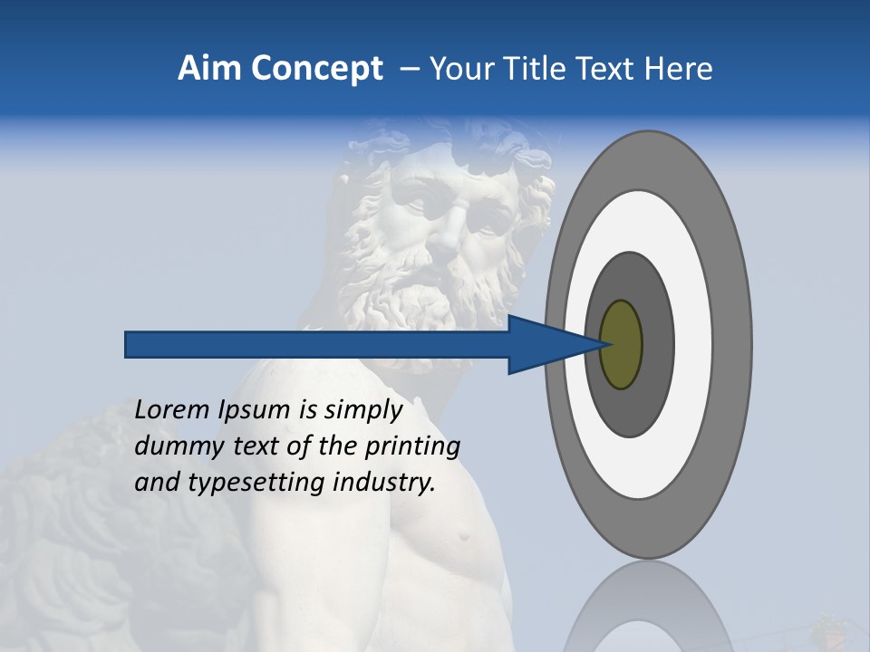 Renaissance Florence Statue PowerPoint Template