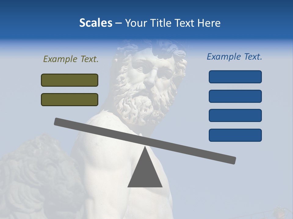 Renaissance Florence Statue PowerPoint Template