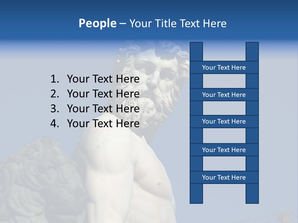 Renaissance Florence Statue PowerPoint Template