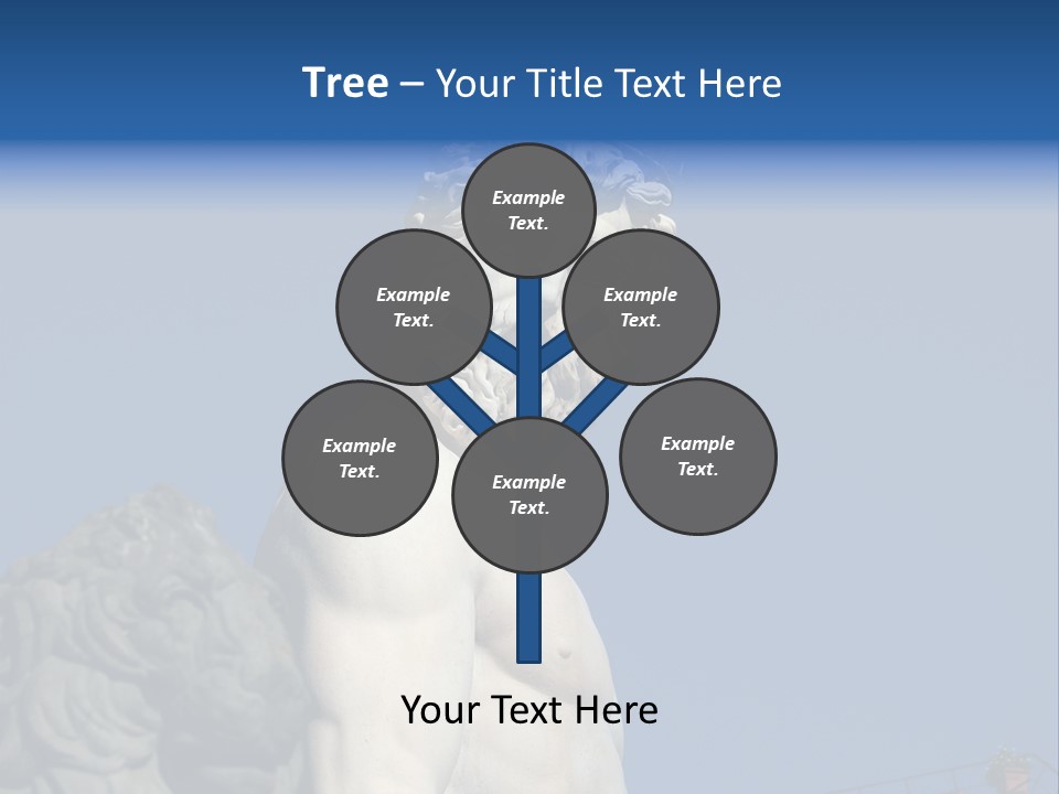 Renaissance Florence Statue PowerPoint Template