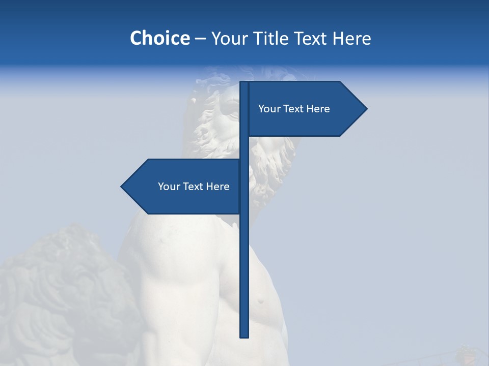 Renaissance Florence Statue PowerPoint Template