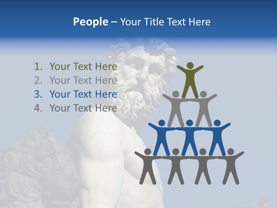 Renaissance Florence Statue PowerPoint Template