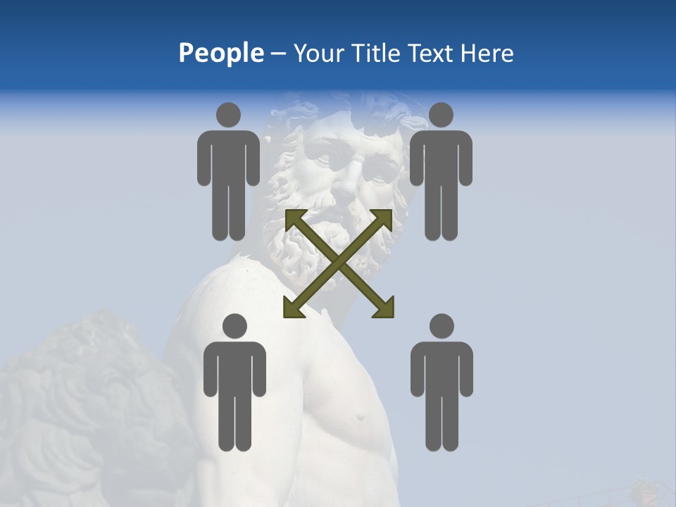 Renaissance Florence Statue PowerPoint Template