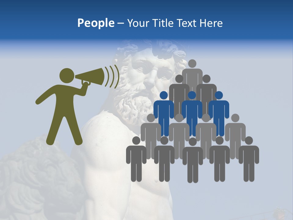 Renaissance Florence Statue PowerPoint Template