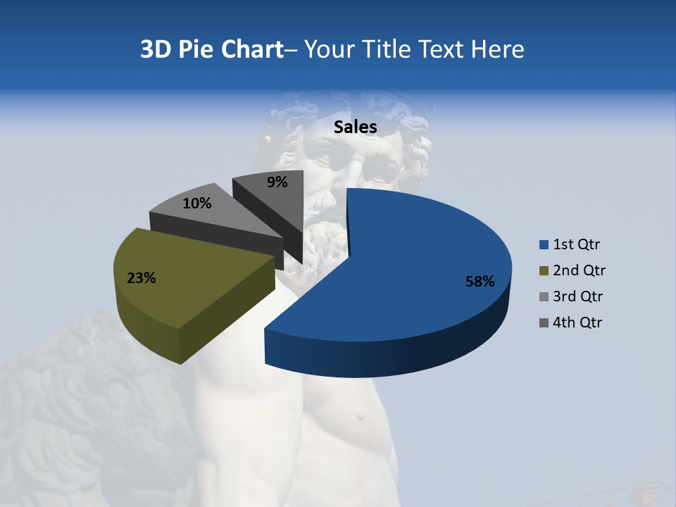 Renaissance Florence Statue PowerPoint Template