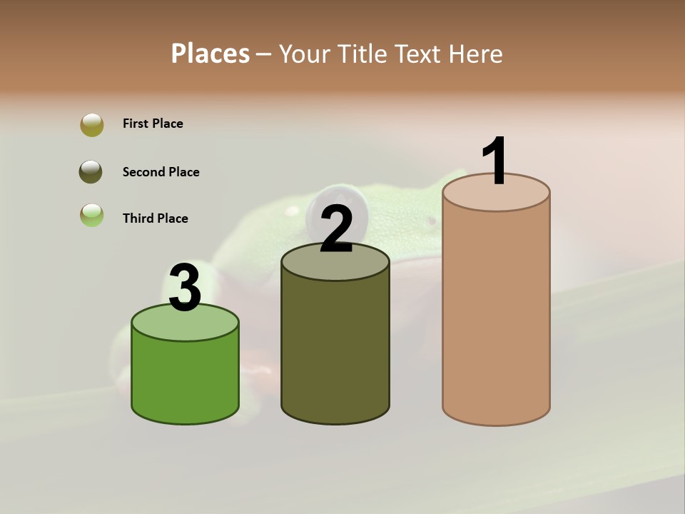 Closeup Moreletii Ecofriendly PowerPoint Template