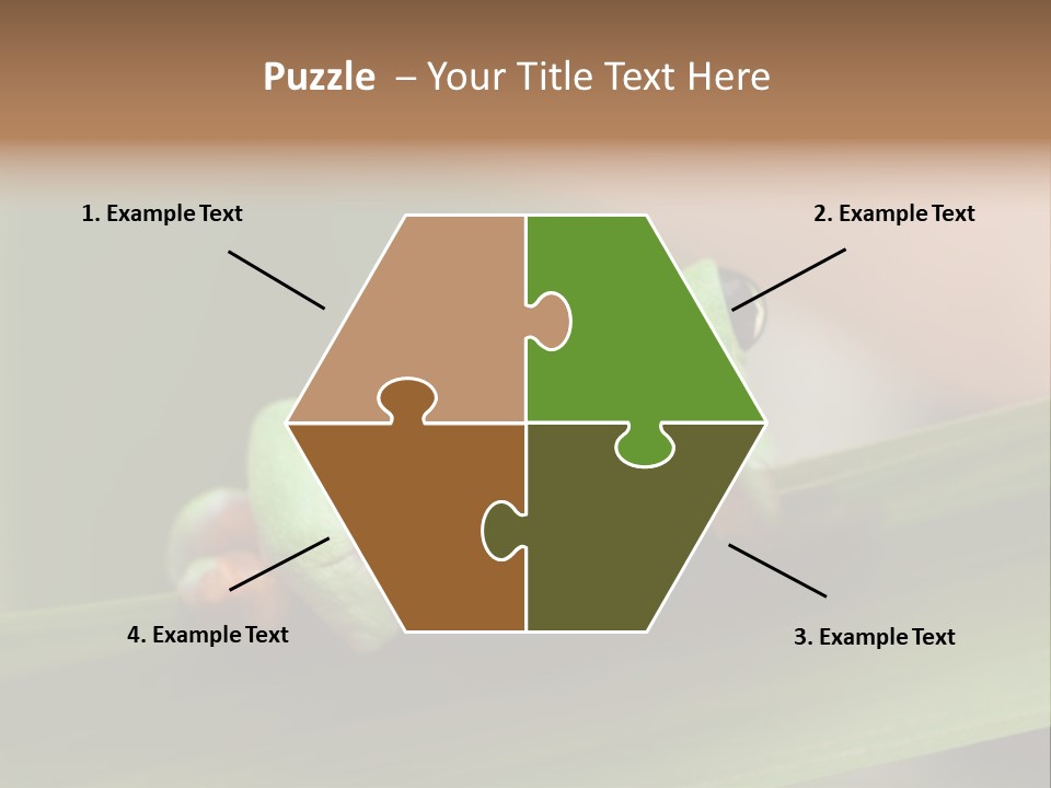 Closeup Moreletii Ecofriendly PowerPoint Template