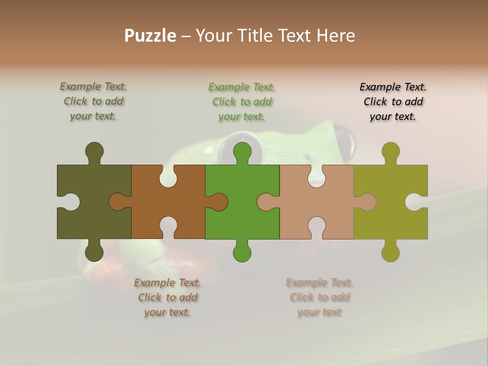 Closeup Moreletii Ecofriendly PowerPoint Template