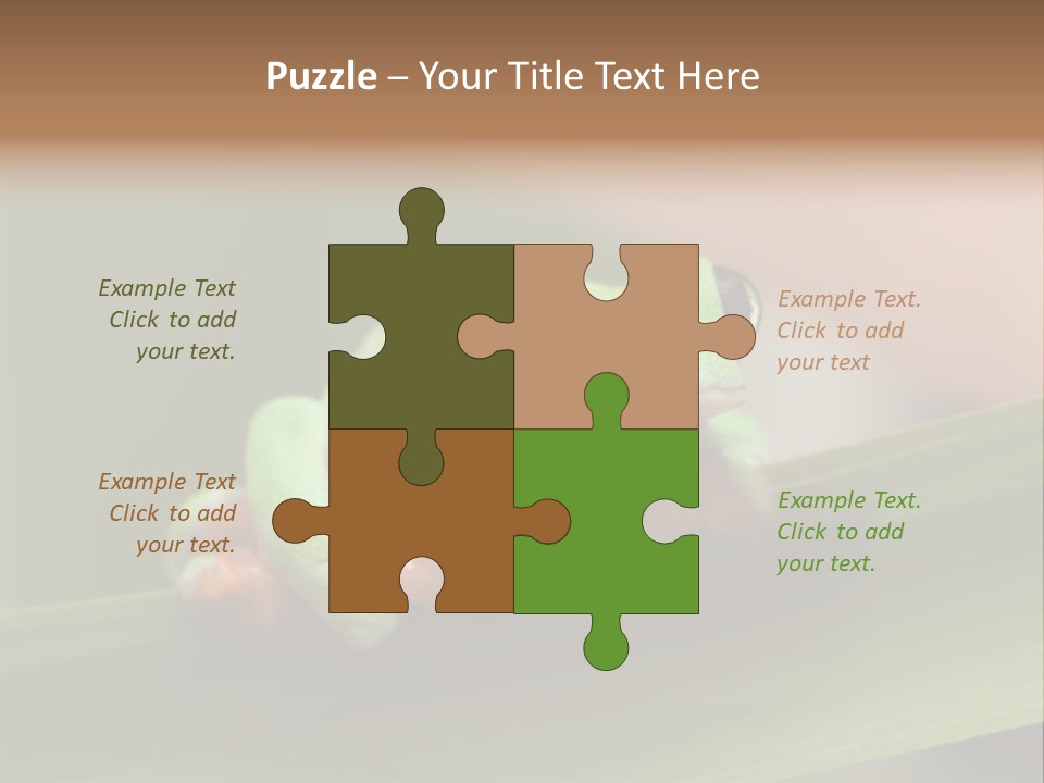 Closeup Moreletii Ecofriendly PowerPoint Template