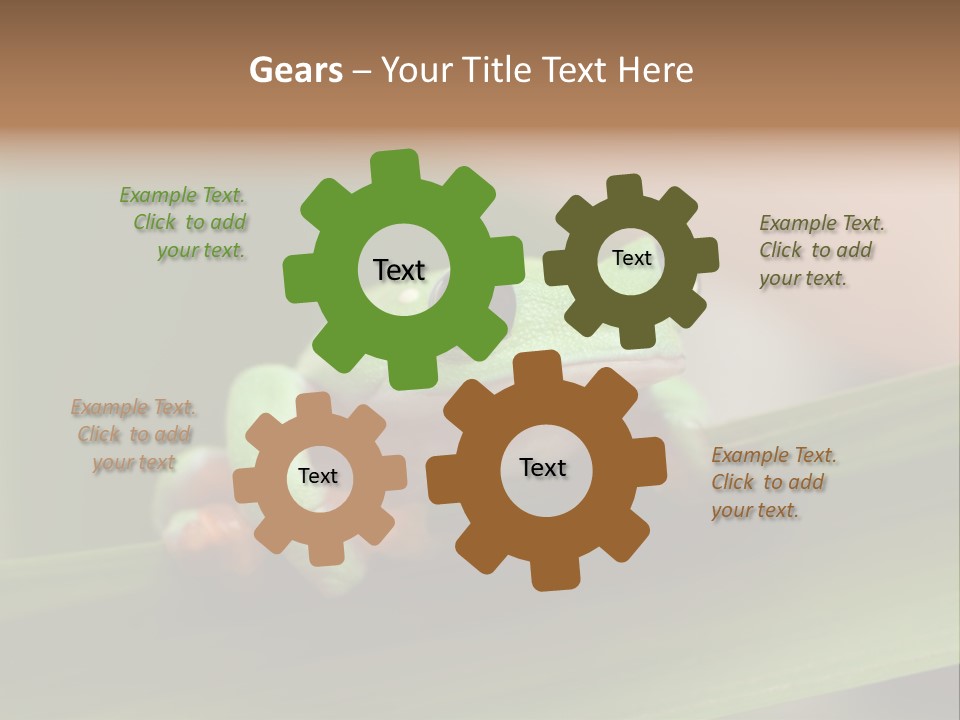 Closeup Moreletii Ecofriendly PowerPoint Template