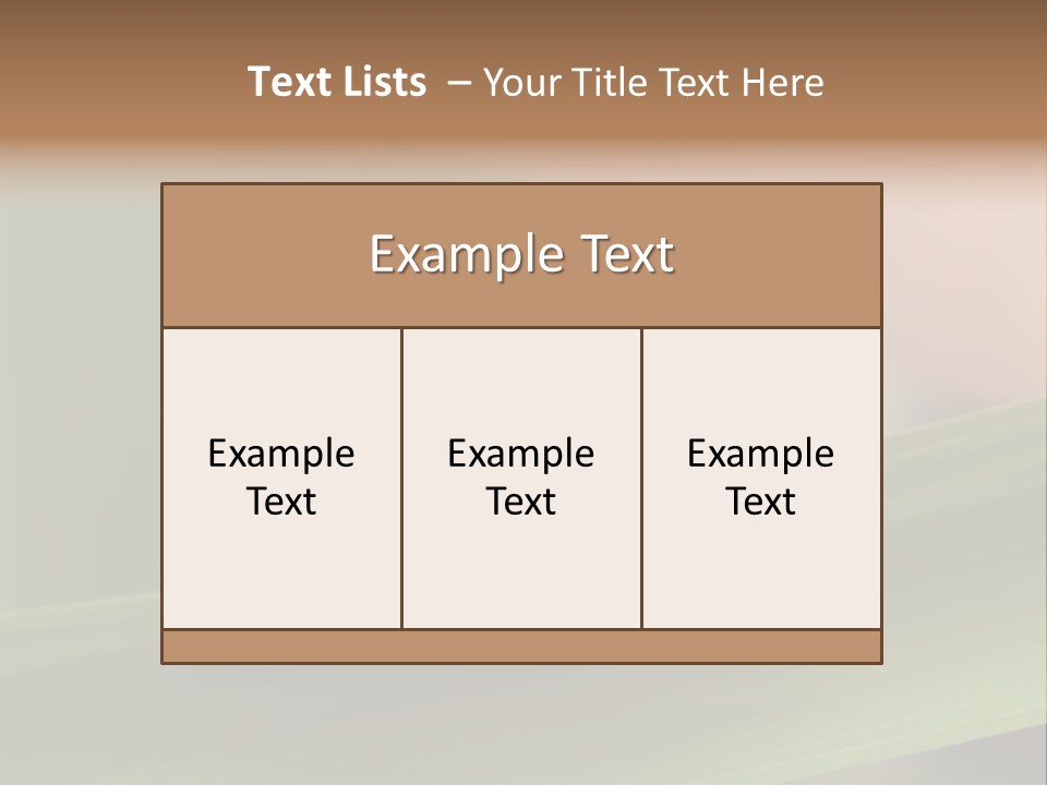 Closeup Moreletii Ecofriendly PowerPoint Template