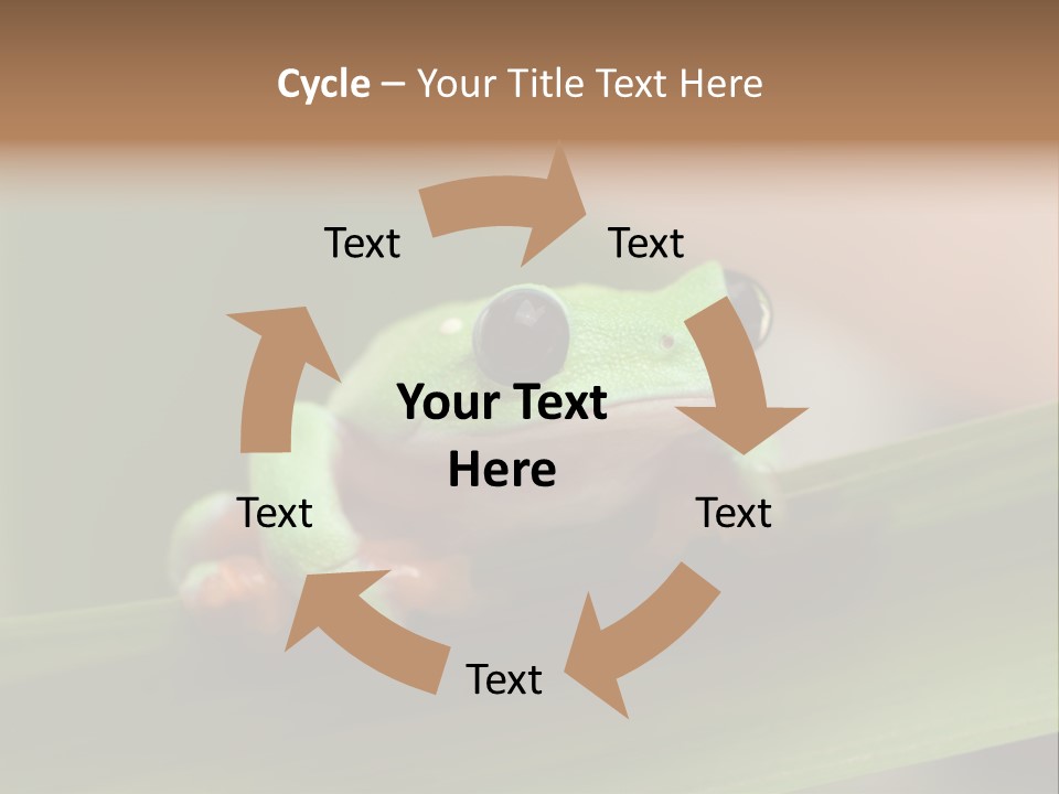 Closeup Moreletii Ecofriendly PowerPoint Template