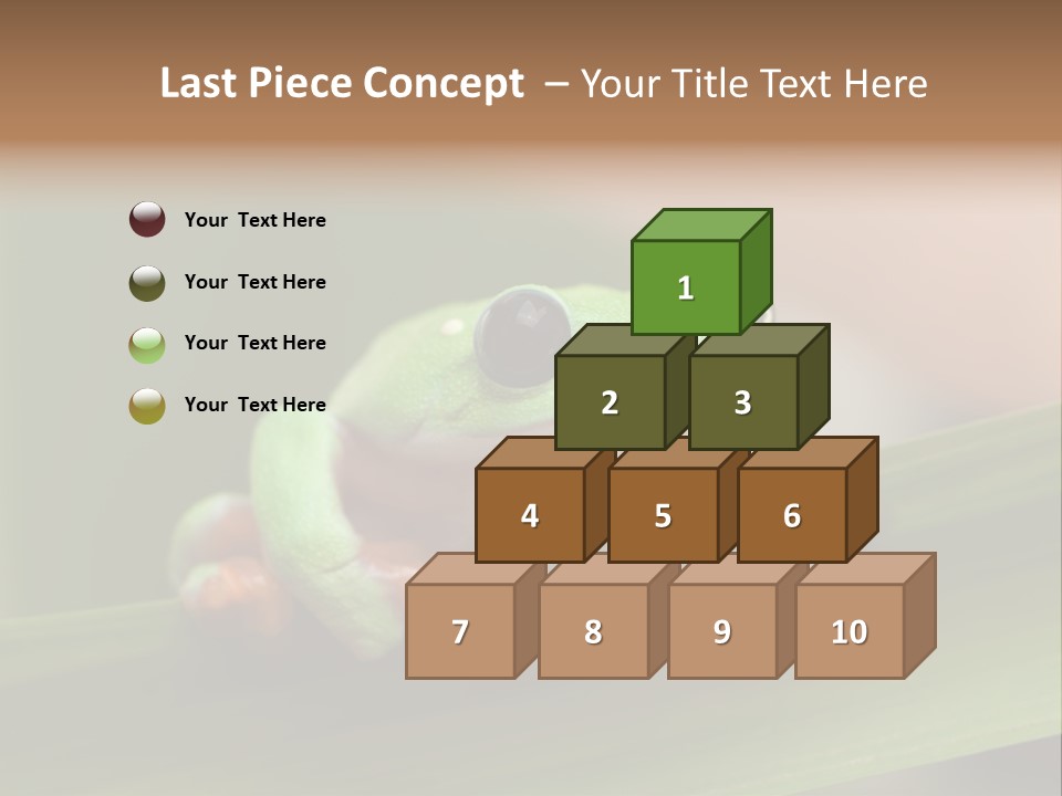 Closeup Moreletii Ecofriendly PowerPoint Template