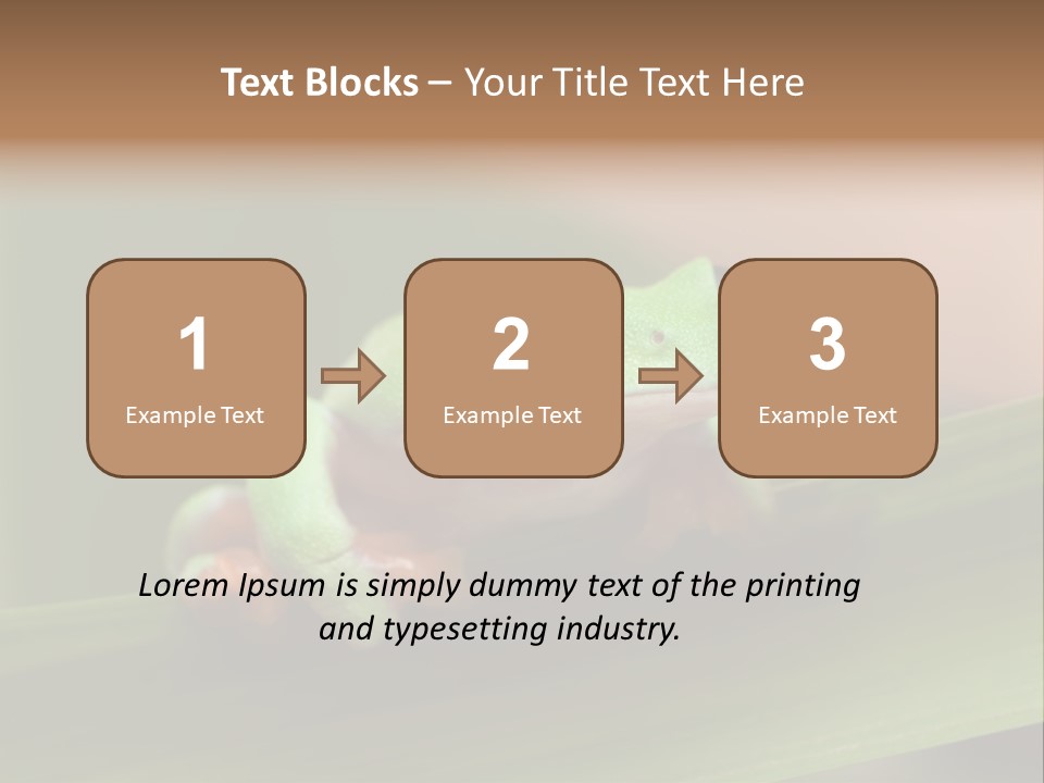 Closeup Moreletii Ecofriendly PowerPoint Template