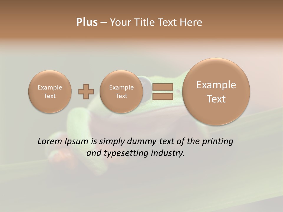 Closeup Moreletii Ecofriendly PowerPoint Template