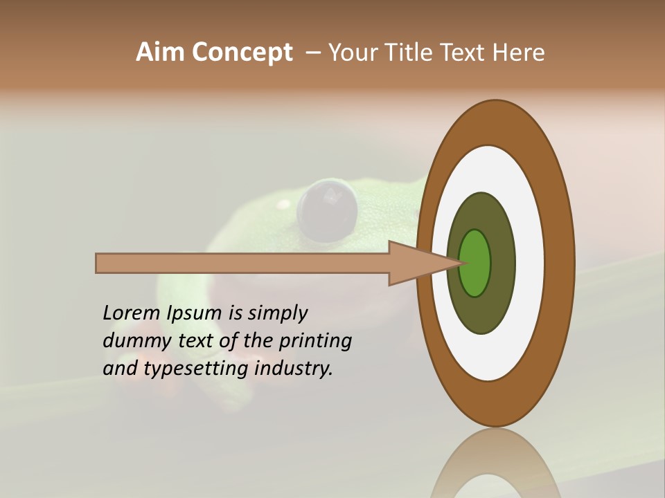 Closeup Moreletii Ecofriendly PowerPoint Template