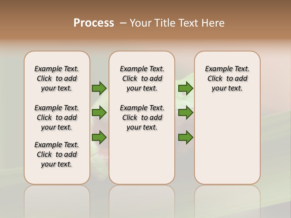 Closeup Moreletii Ecofriendly PowerPoint Template