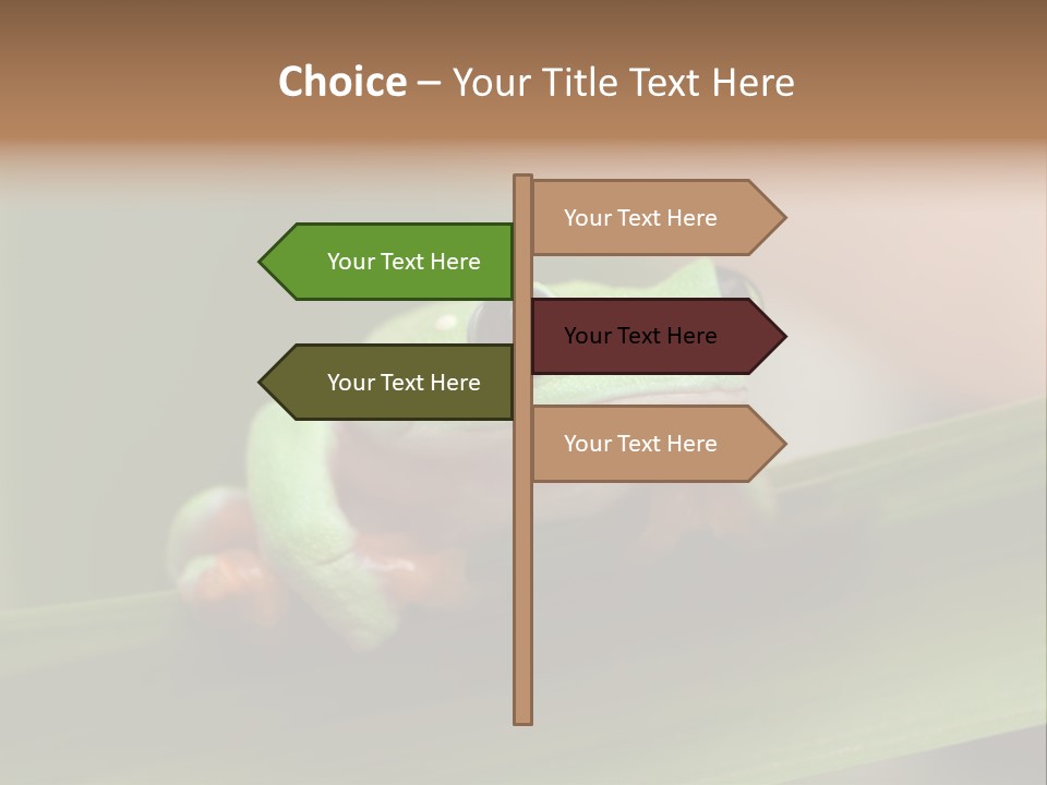Closeup Moreletii Ecofriendly PowerPoint Template