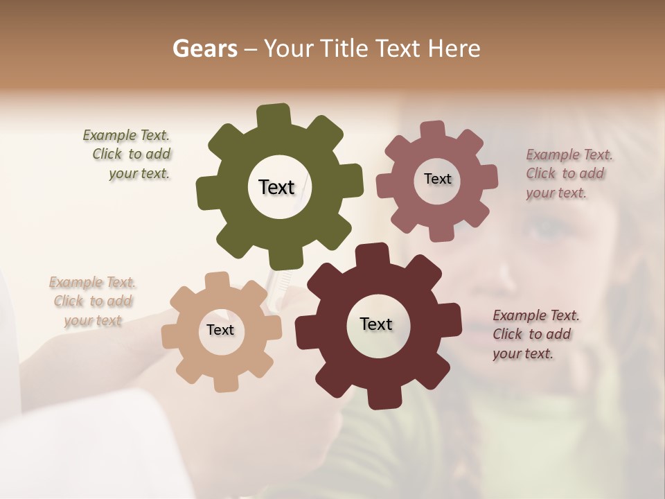 Health Crying Injection PowerPoint Template