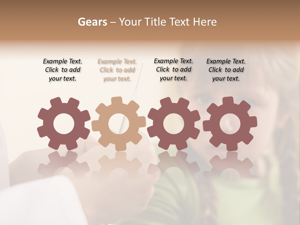 Health Crying Injection PowerPoint Template