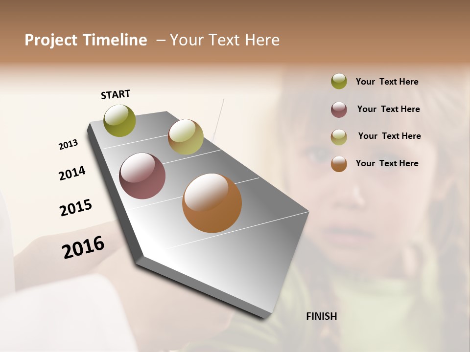 Health Crying Injection PowerPoint Template