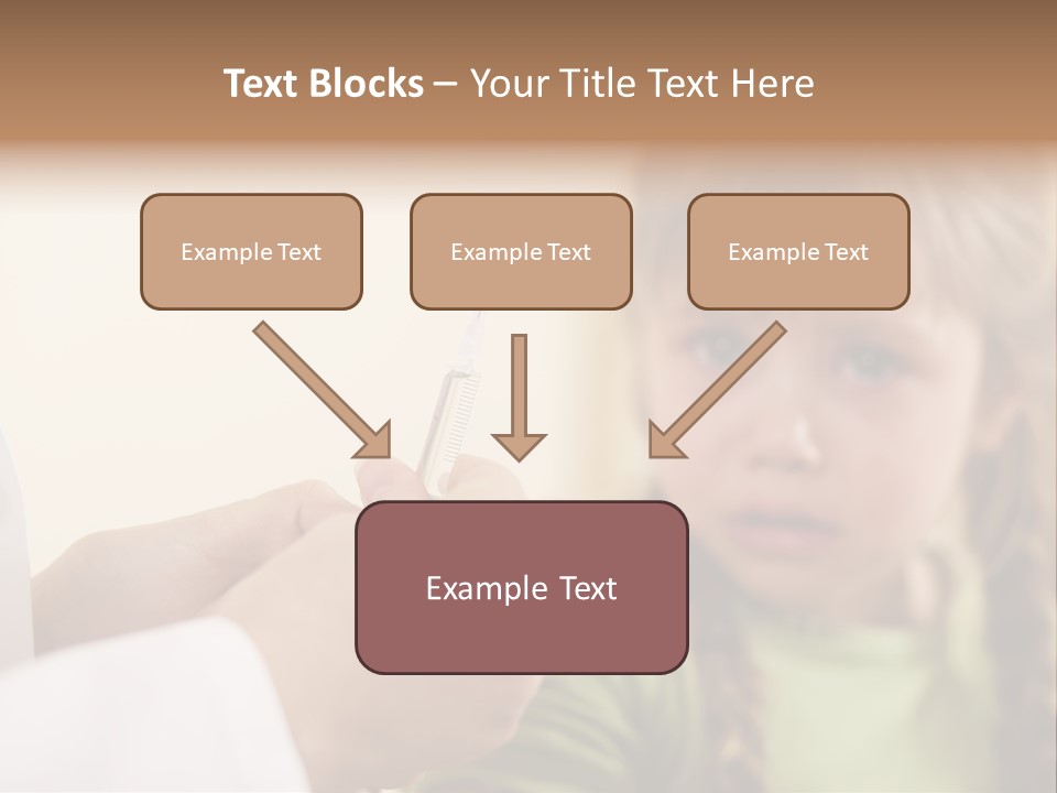 Health Crying Injection PowerPoint Template