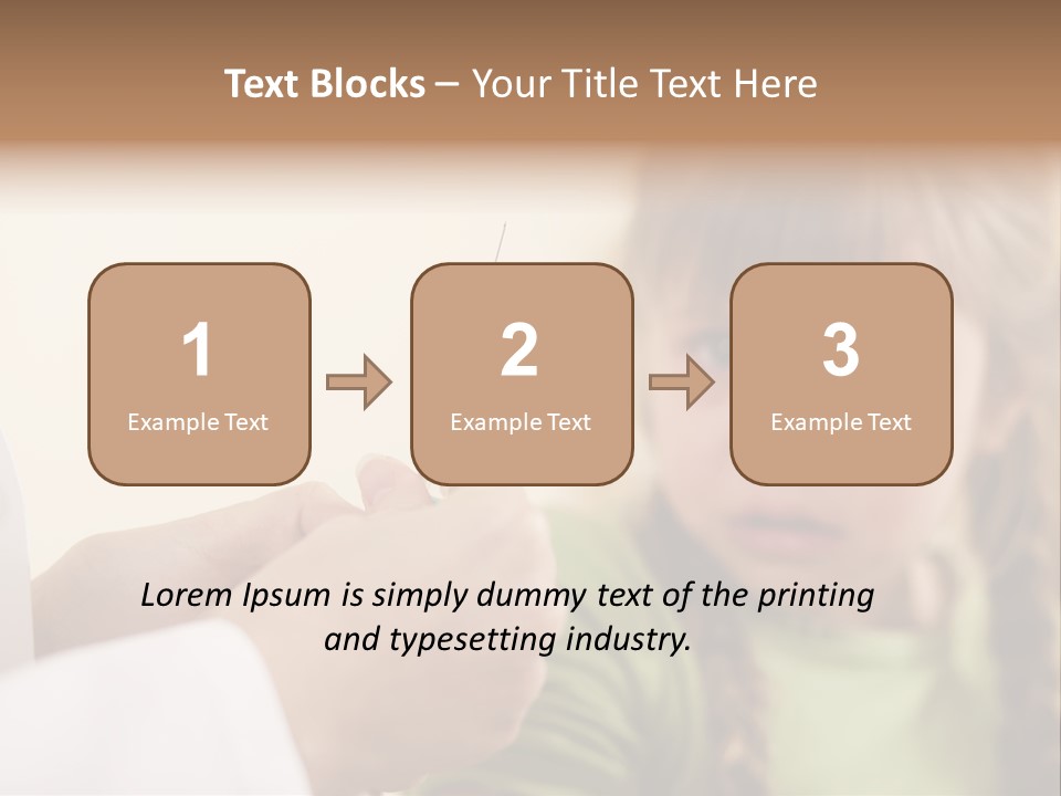 Health Crying Injection PowerPoint Template
