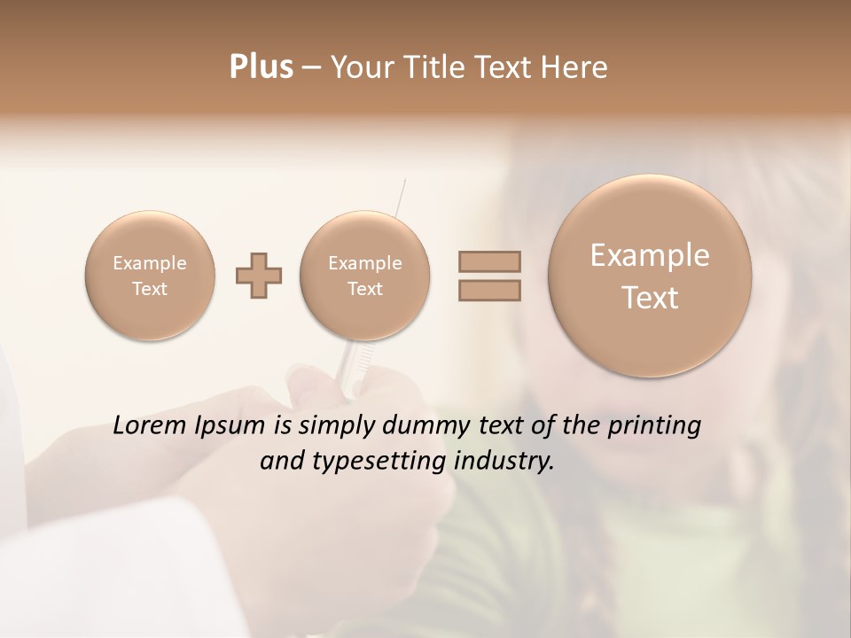 Health Crying Injection PowerPoint Template