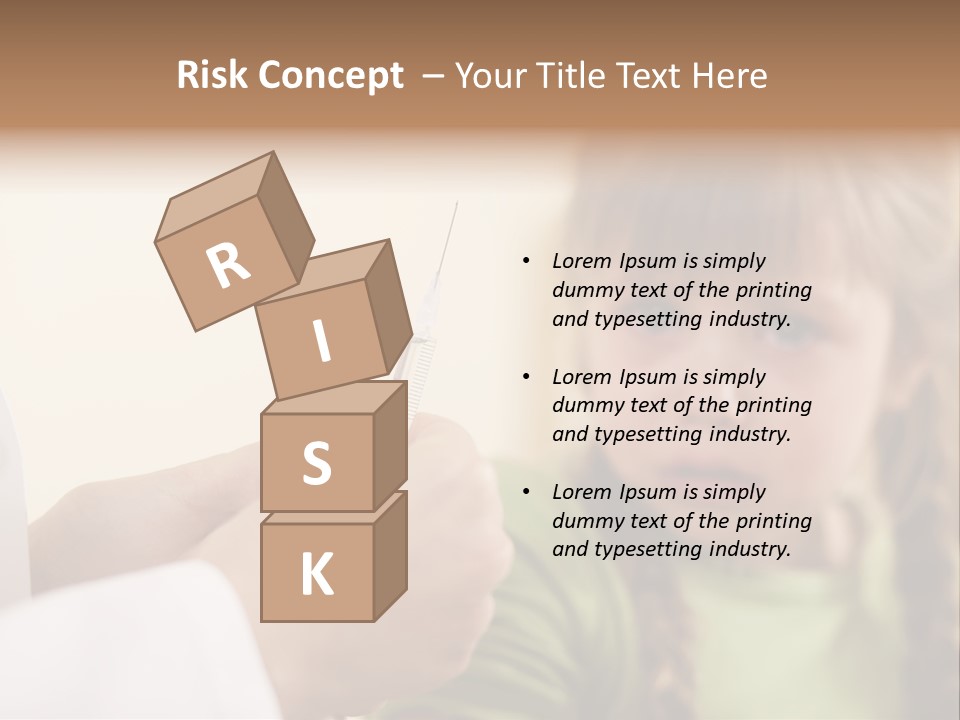 Health Crying Injection PowerPoint Template