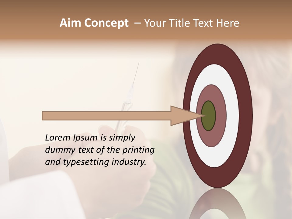 Health Crying Injection PowerPoint Template