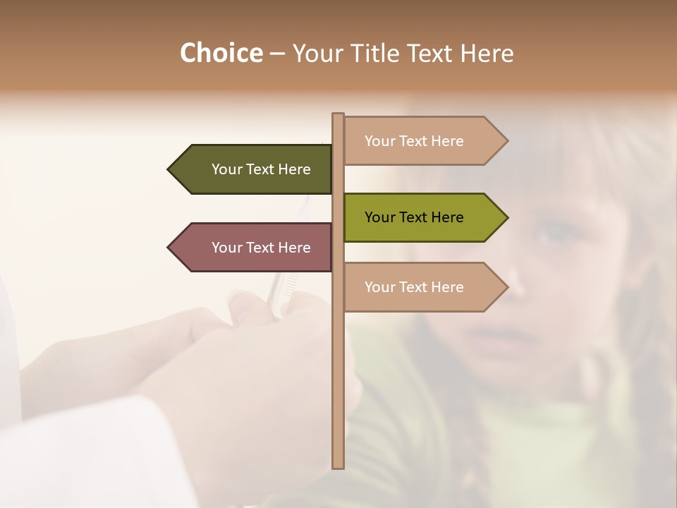 Health Crying Injection PowerPoint Template