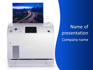 Equipment Media Object PowerPoint Template