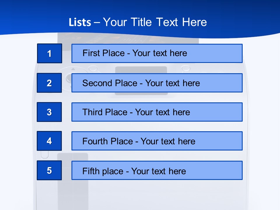 Equipment Media Object PowerPoint Template