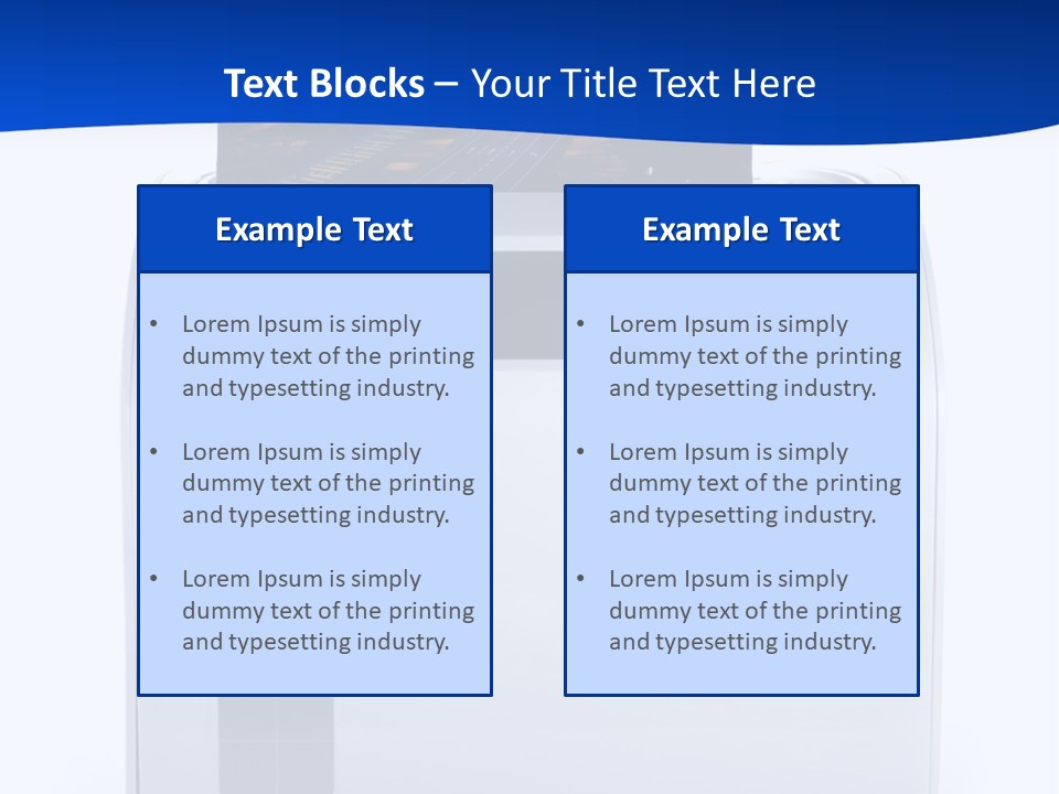 Equipment Media Object PowerPoint Template